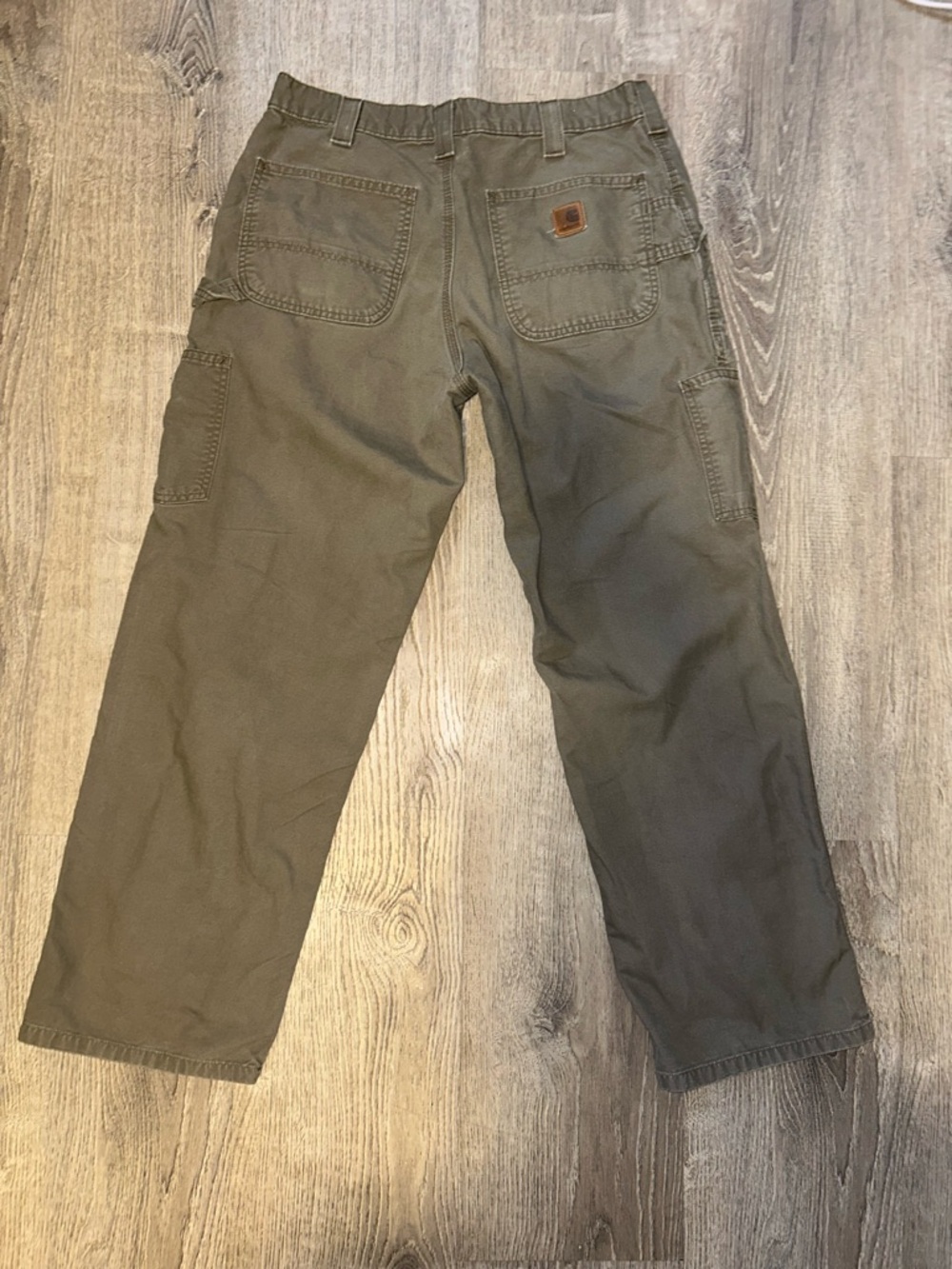Carhartt Men’s Brown/Tan Utility Cargo Pants 34x30 - Picture 3 of 8